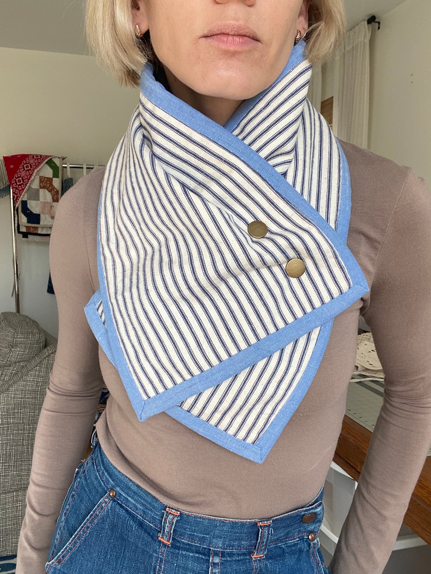 Stay Scarf: Ticking Stripe