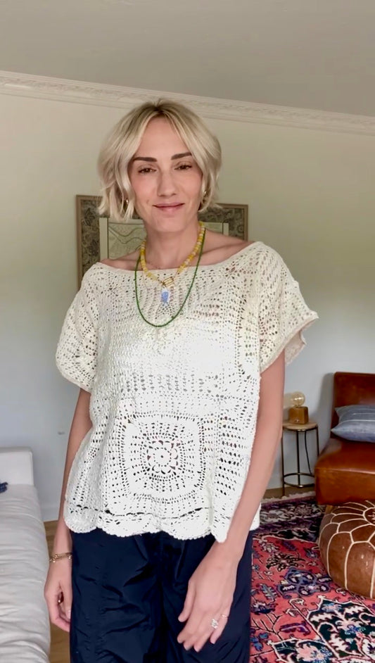 Handmade Vintage Crochet Top