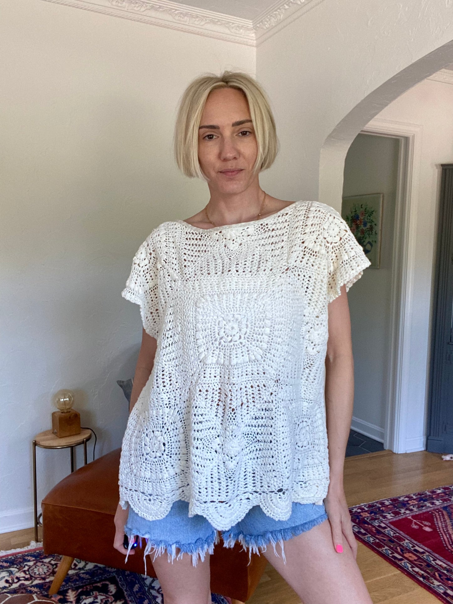 Handmade Vintage Crochet Top