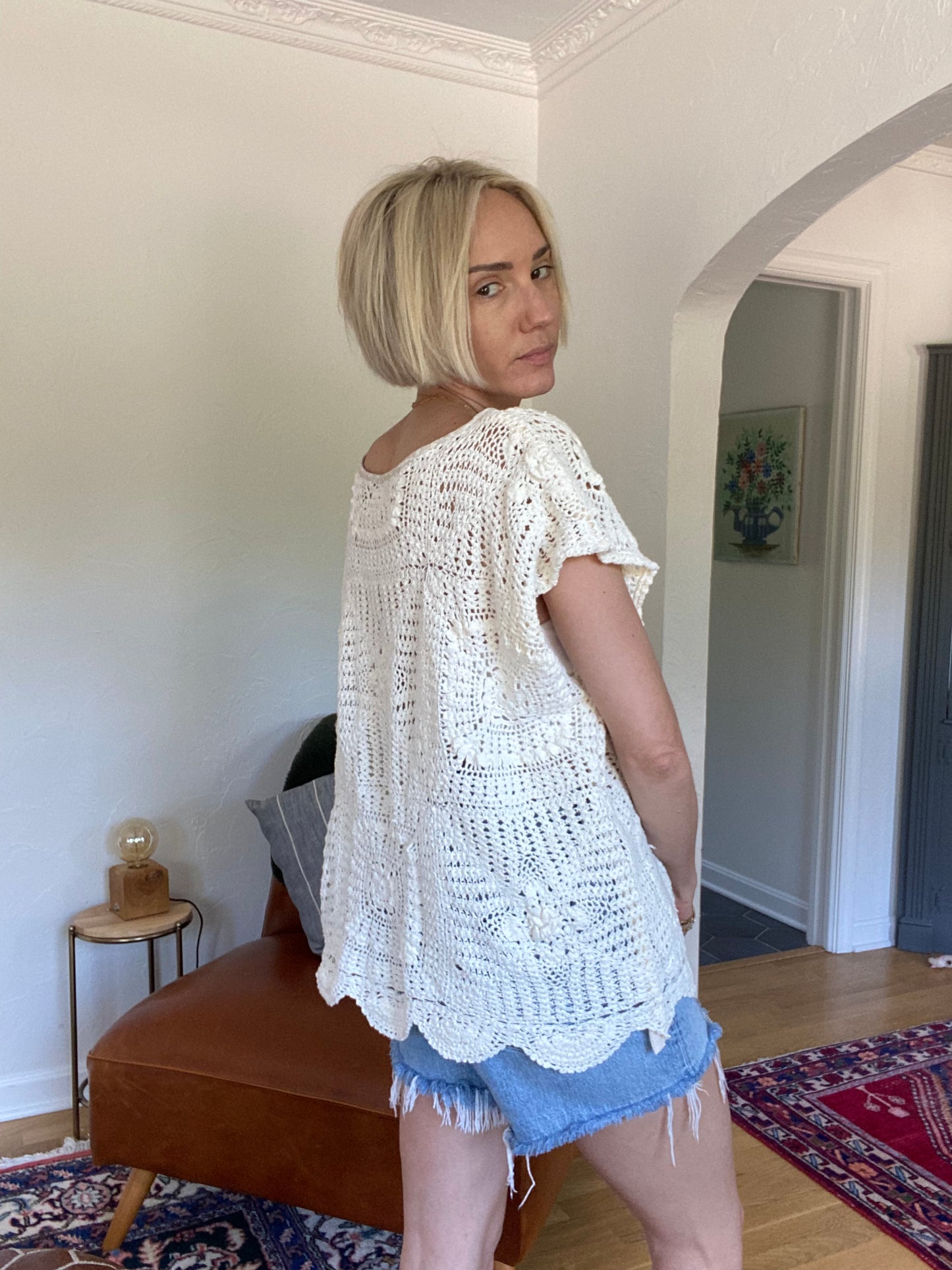 Handmade Vintage Crochet Top
