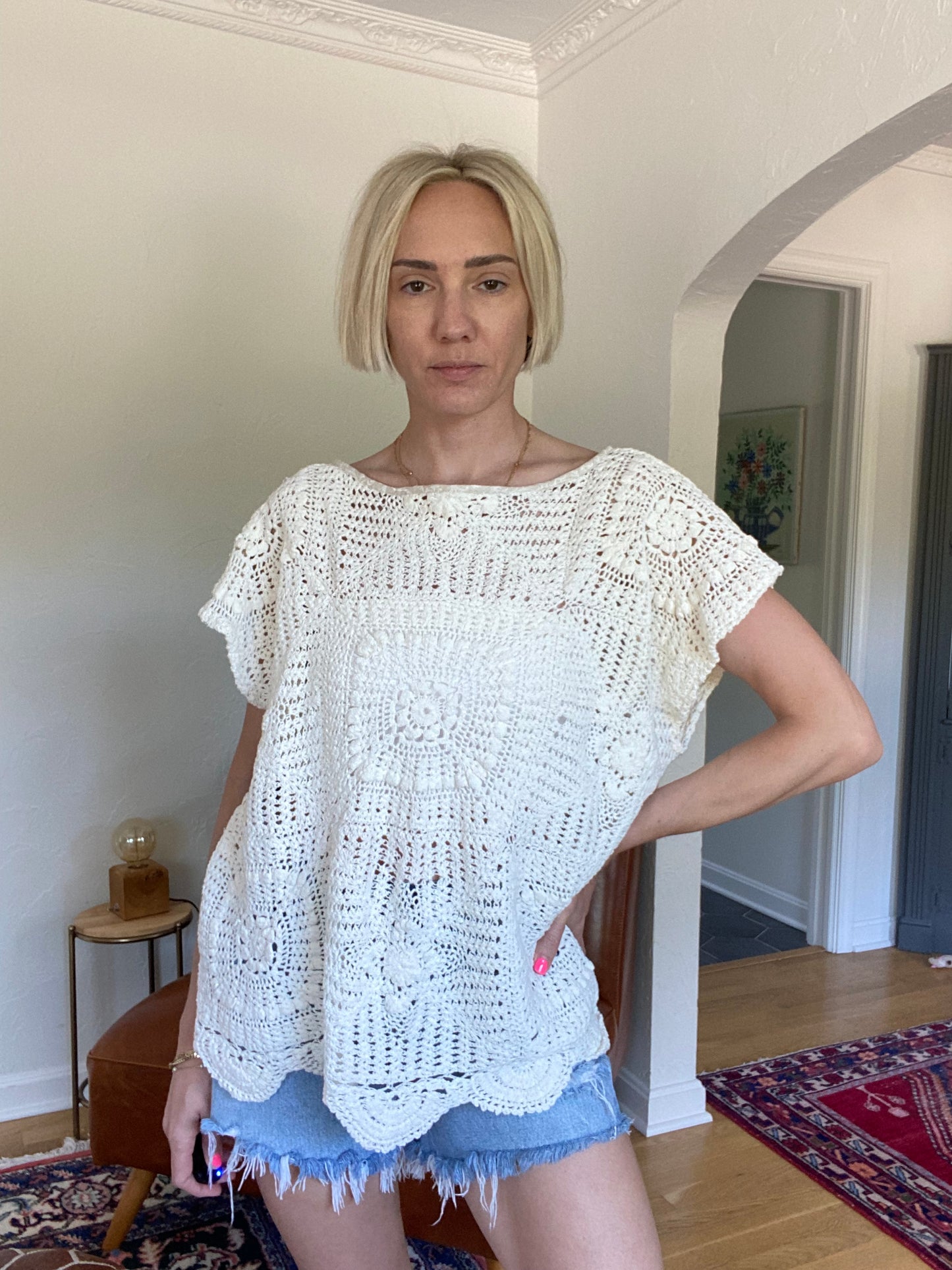 Handmade Vintage Crochet Top