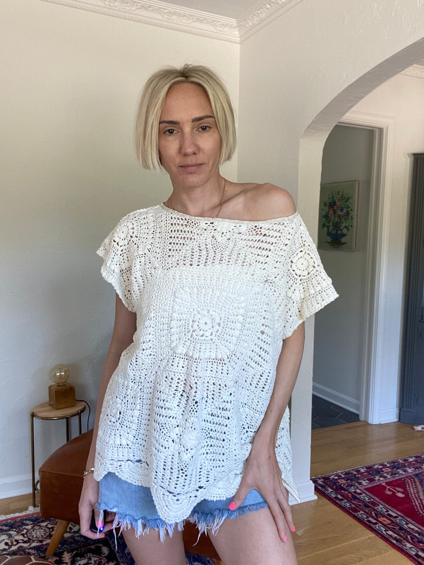 Handmade Vintage Crochet Top